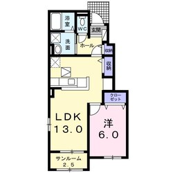 カファーラG（藤岡市藤岡）の物件間取画像